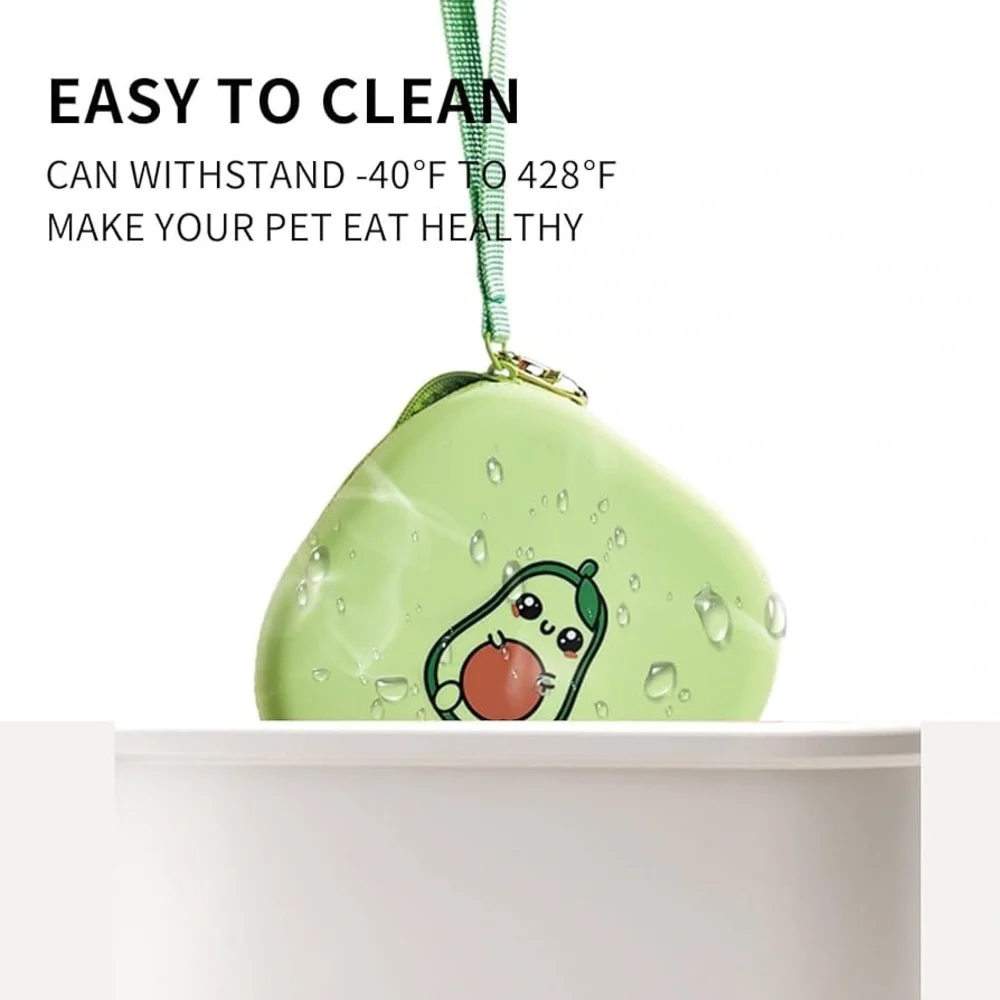 Travel Twin Pet Bowls for Cats or Dogs